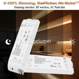 고품질 디밍 가능 LED 드라이버 트랜스포머 전원 공급 장치 무선 리모컨 AC 110V to 40W 75W
