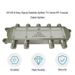 dmb안테나 5-2400 MHz GSP-08 8웨이 신호 위성 분배기 TV 안테나 RF 동축 디플렉서 결합기 케이블 스위치