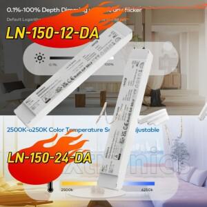 단일 색상 Led 조명 조광기 전원 공급 장치에 대 한 뜨거운 150W 12VDC LN-150-12-DA/ DALI 정전압 LED 드
