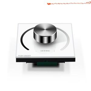 Led 조광기 12V 3 채널 디밍 PWM 컨트롤러 벽 장착 수동 디지털 디스플레이 로터리 단색 스트립 희미함