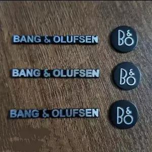 자동차휠캡 2/5pcs 10pcs B O BANG OLUFSEN 자동차 Hi-Fi 스피커 오디오 배지 스테레오 엠블럼 스티커 스타