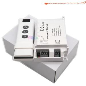 고전압 LED RF 디머 DM015 AC 110V 1채널 1CH 트레일링 에지 3키 리모컨 포함 컨트롤