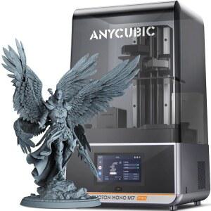 애니큐빅 포토 모노 M7 PRO 3D 프린터, 170mm/h 고속 , 10 1인치 모노 LCD COB LighTurbo 3 0 소스, 동적 가열 기능, 빌드 볼륨 8 77''x4 96''x9 05''