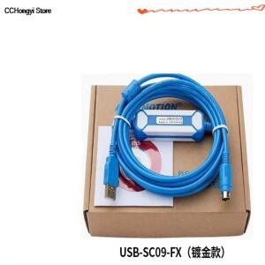 PLC 데이터 케이블 FX3U 프로그래밍 2N 통신 USB-SC09-FX 다운로드 적합