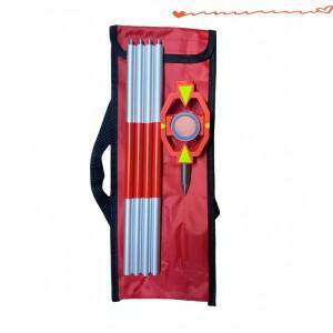 GMP111 ADS101 Lei-ca 토탈 스테이션용 미니 프리즘 알루미늄 합금 4극 오프셋 0/+17.5/-30mm 측량