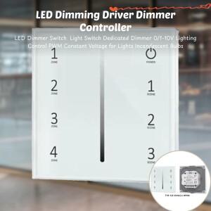 LED 조광기 스위치 전등 0/1-10V 조명 제어 PWM 정전압 백열등