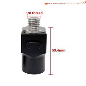 트림블 토탈 스테이션 프리즘 폴 GPS RTK 트라이브라치 삼각대 측량봉용 뉴 블랙 5/8-11 나사산 퀵 릴리즈