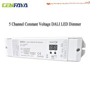 5채널 정전압 DALI LED 디머 DT6 5CH 독립 (푸시 스위치 기능 포함) 12V 스트립