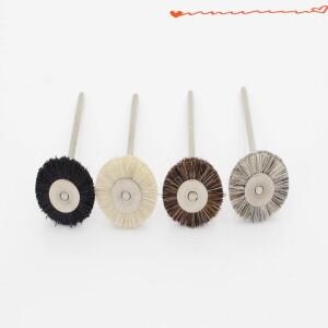 144PCS/100PCS 연마 브러시 휠 세트 19mm 보석 광택용 드레멜 드릴 샹크