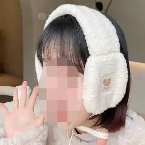 뽀글이귀돌이 곰돌이라벨뽀글이귀도리