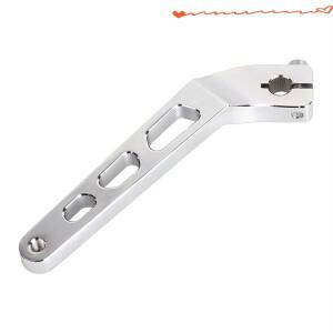 91-17 Dyna Wide Super Street Fat Bob용 A65P-크롬 시프트 레버