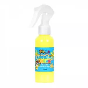 키즈맘아트 미술놀이 스프레이 물감 슈팅 컬러 120ml (형광노랑)