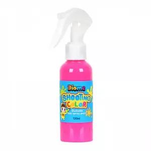 키즈맘아트 미술놀이 스프레이 물감 슈팅 컬러 120ml (형광분홍)