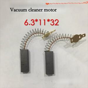 6.3x11x32mm 산업용 흡입기 물 모터 전동 공구 수리용 청소기 카본 브러쉬