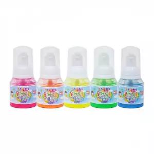 키즈맘아트 미술놀이 뭉게구름 거품물감 40ml x 5색 세트