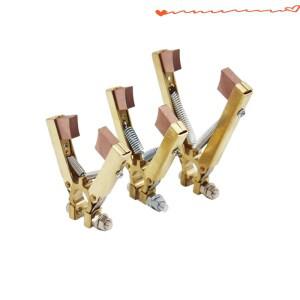 거치대 헤링본 구리 카본 브러시 고출력 전기 V 자형 220V 케이블 드럼 슬립 링 10A-300A 2 개