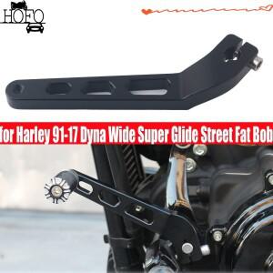 Harley 1991-2017 Dyna Wide Super Street Fat Bob용 크롬 시프트 레버