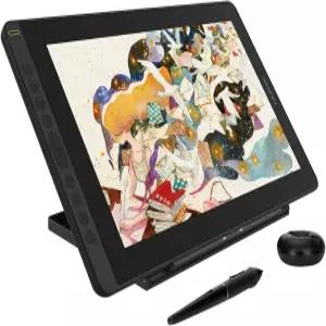 2021 HUION KAMVAS 16 그래픽 드로잉 태블릿 풀 라미네이션 스크린 안티 글레어 10 익스프레스 키
