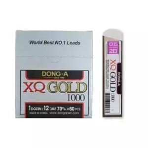 샤프펜슬 동아 XQ 1000 골드샤프심 0.5 2B 70mm 40pcs 12개