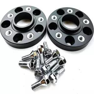 허브스페이스 휠 2개 30mm 1.18 임베디드 가스켓 5X120 74.1 스페이서 BMW 호환 X5 X6용 10개 14x1.25 볼트