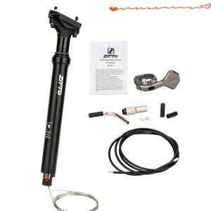 자전거 스포이드 시트 포스트 조정 가능한 내부 라우팅 리모컨 MTB DH 서스펜션 부품 100mm 여행