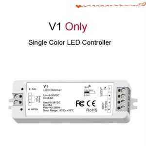 AA01-RF 미니 스타일 LED 디머 키트 실내 조명 12V 1채널 단일 색상 컨트롤러