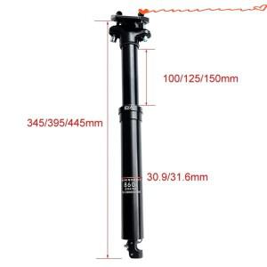 860i 30.9 31.6mm 하이드로일 시트포스트 높이 조절 가능 튜브 내부 케이블 리모컨 (서스펜션 포함)
