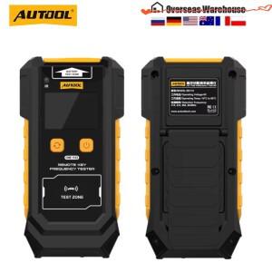 AUTOOL 주파수 테스터 자동차 키 도어 감지기 검사 315433868902MHZ RE110 CR2032TV RF 리모컨