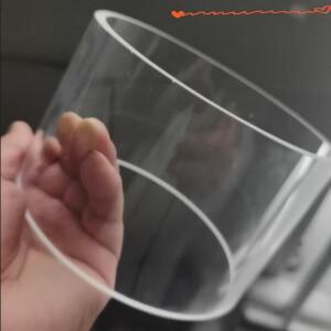 1pcs 스토브 보기 석영 유리 후드 고온 방지 1200 ° C 원형 난로 바람막이