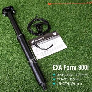 KS 900i EXA MTB 자전거 드롭퍼 시트포스트 내부 케이블 라우팅 서스펜션 31.6MM 125mm 396mm 리모컨