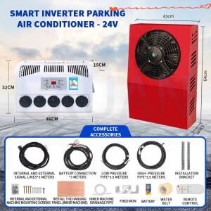 24V RV 트럭 주차 에어컨 차량용 냉각기 Winnebago 적재 개조 스마트 자동차 장착 쿨러 로딩 수정 지능형