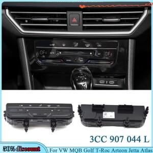 2구역 VW MQB 골프 T-Roc Arteon Jetta Atlas OEM 터치 스크린 자동 에어컨 패널 3CC 907 044 L
