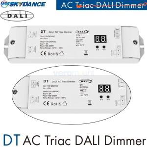 스카이댄스 150-360W AC 트라이액 DALI 디머 DT 푸시 스위치 디지털 디스플레이 LED 램프용