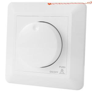 N96R LED 디머 스위치 매립형 5-300W (디밍 가능 및 할로겐용)