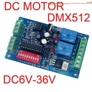 DMX512 디코더 DC6V-36V 1CH 채널 모터 컨트롤러 3P DC 조광기 최대 유형 +M-스테퍼 아님