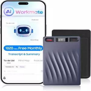 RECPoint AI 음성 녹음기 APP 제어 및 전사 요약 기능이 있는 노트 테이커 150개 언어 노이즈 캔슬링 64GB