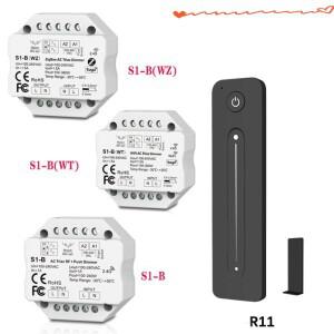 지그비 / 와이파이 RF AC 트라이액 디머 단색 2.4G LED 컨트롤러 위상절단 R11 리모컨 포함