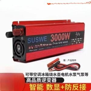 새로운 순수 정현파 인버터 1000W-3000W 전력 태양광 자동차 LED 디스플레이 포함 DC 12V 변환기