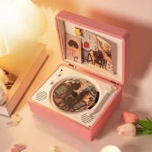 CDP 블루투스 올인원 아이돌CD플레이어 스피커 레트로 선물 미니 라디오 양방향