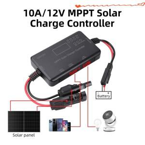 12V 10A MPPT 태양광 충전 컨트롤러 납산 및 리튬 배터리용 패널