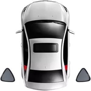 2018-2024년 Q5 SUV 2ND Gen용 카 선쉐이드 앞유리 프레임 블라인드 커튼 바이저 2PCS 훈련용