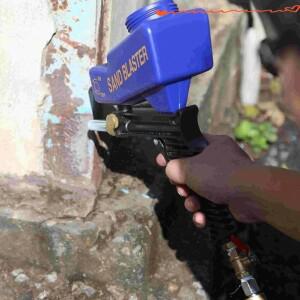 최신 Pratical Sand Blaster Gravity 6000Rpm 휴대용 공압 모래 샌드 블라스터 소형 스프레이