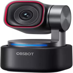 OBSBOT Tiny 3 AI 기반 공간 오디오 4K 웹캠 1/1.28인치 센서가 탑재된 트래킹 PTZ 카메라 트라이 마이크