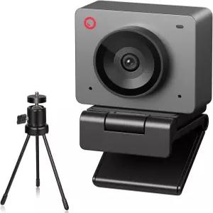 OBSBOT PC용 SE 1080P 100FPS 웹캠 AI 트래킹 기능 포함 USB 마이크 삼각대 스태거드 HDR 뷰티 모드