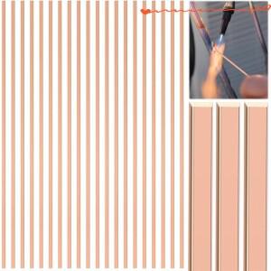 AB33-실버 브레이징 로드 합금 평면 용접봉 에어컨 냉장고 저온 저장소 및 HVAC 장치용