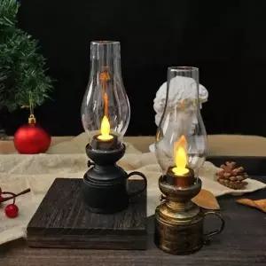 인테리어 led 양초 캔들 카페 식당 빈티지 장식 양초 초무드등 캔들 티라이트 led 빈티지