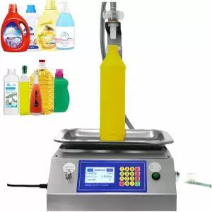 MSWEGKRE 액체 충전기 20~5000g 병 중량 다이어프램 펌프가 있는 병입기 우유 음료 물 주스 디지털 제어