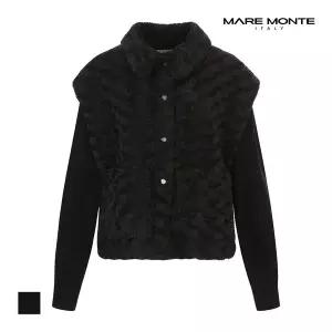 [마레몬떼] 니트배색 무스탕_M23NMMU15P0