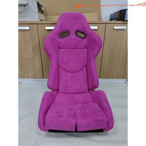 유니버설 조절식 스웨이드 레이싱 시트 유리섬유 개조 자동차