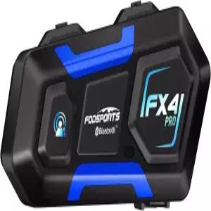 Fodsports FX4 Pro 4인용 오토바이 헬멧 블루투스 헤드셋 1200m 통신 시스템 하이파이 음악/FM 라디오/자동